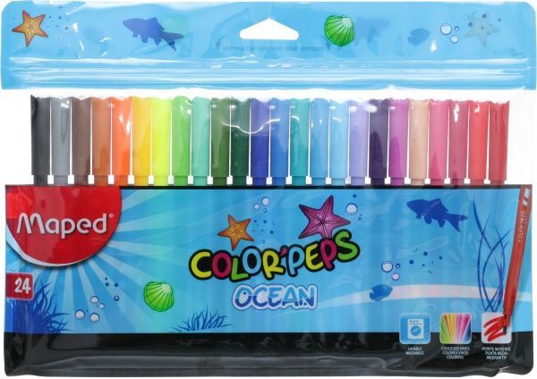Набір фломастерів COLOR PEPS Ocean 24 кольори Maped