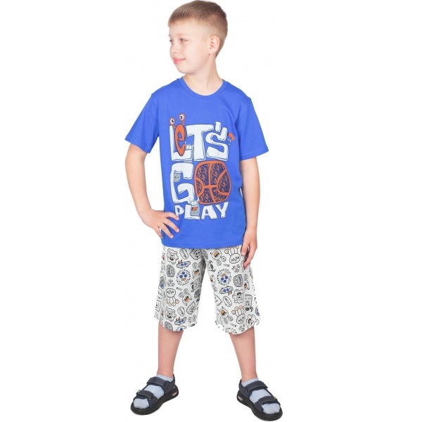 Комплект для хлопчиків Roksana р.140–146 синій №0014/12036 