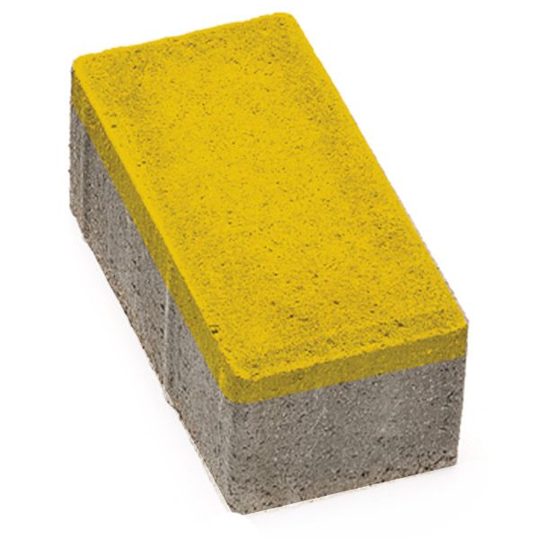 Плитка тротуарна Бруківка 200x100x60 мм сахара