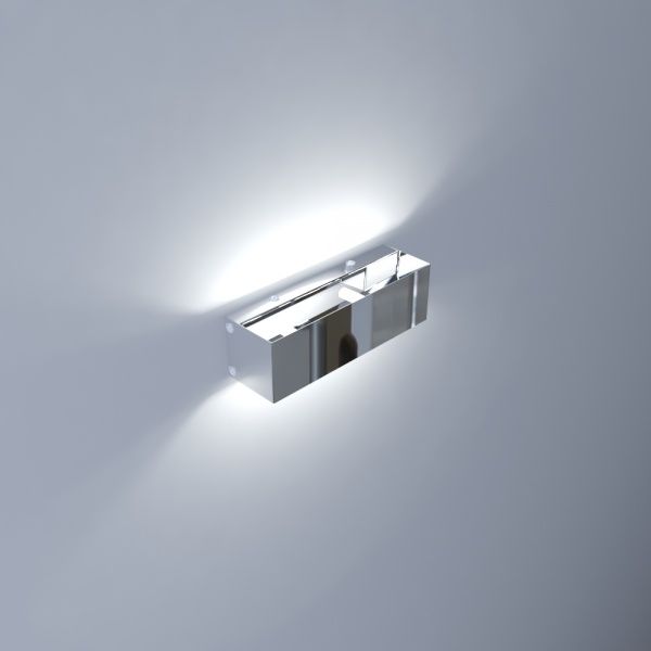 Светильник настенный Iterna Wall BQube хром 