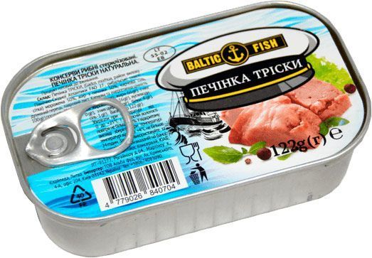 Консерва Baltic fish Печень трески 122 г