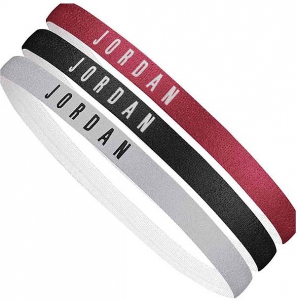 Пов'язка Nike JORDAN HEADBANDS 3 PK GYM J.000.3599.626 р.OSFM різнокольоровий 