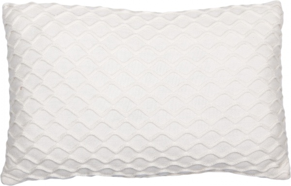 Подушка Хвиля 30x45 см молочний 