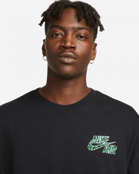 Футболка Nike M NSW TEE OS BRANDRIFFS LBR FB9817-010 р.L чорний