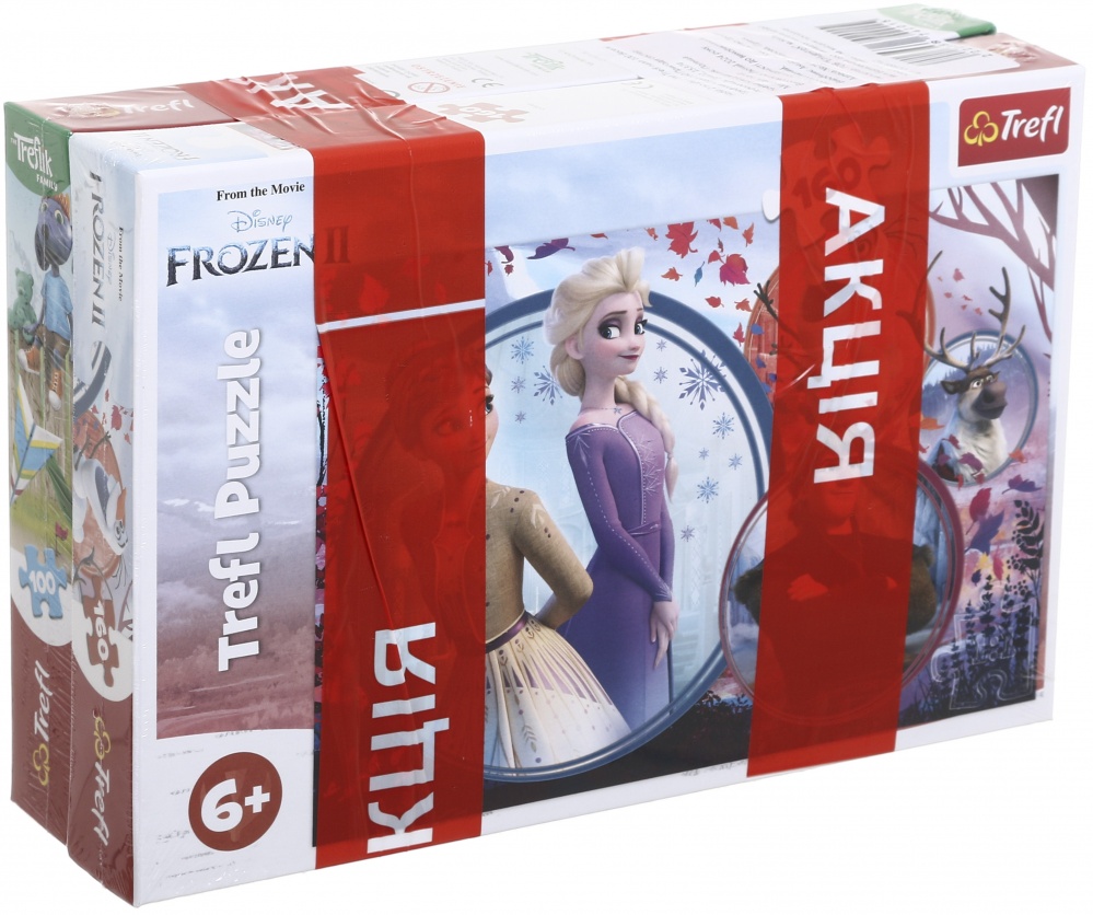 Набор пазлов Trefl 2 по цене 1 Веселые Трефлики + Приключения сестер 16422_15374