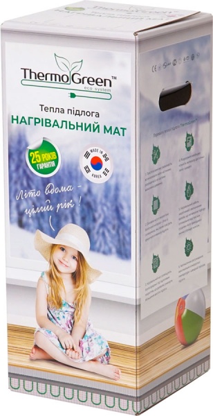 Нагрівальний мат Thermogreen двожильний TGMT 3,5 м2 525 Вт