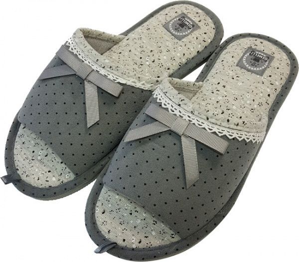 Капці домашні Gemelli Кармен 2 р. 38 сірий 