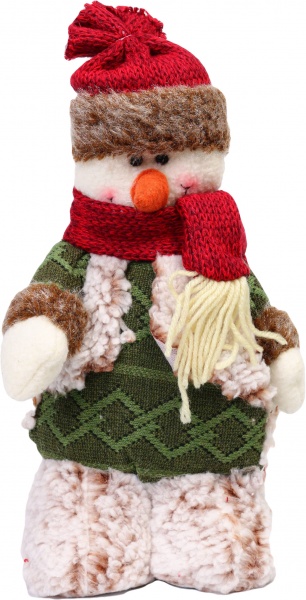 Декорация новогодняя Дед Мороз/Снеговик в ассортименте 30 см 