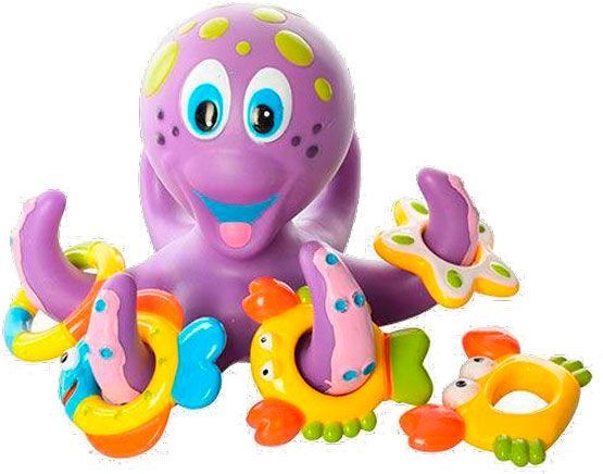 Набор игрушек для ванной Limo Toy осьминог-кольцеброс HS6301 ODT059471