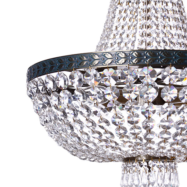 Люстра Altalusse INL-1118C-08 оксидированная античная бронза