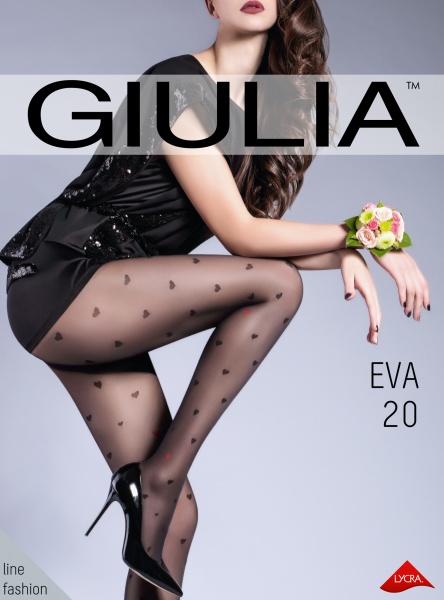 Колготки женские Giulia Eva р. 2 20 den nero 