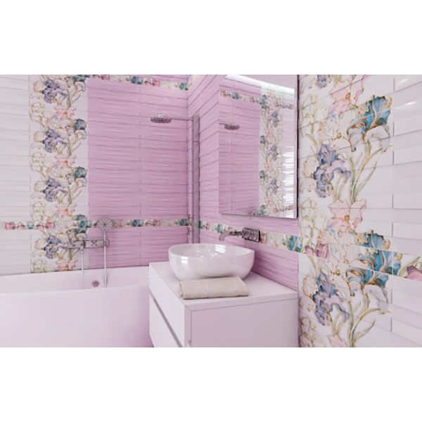 Плитка InterCerama BATIK декор-панно сірий П 83 071 46x50 2 шт. 