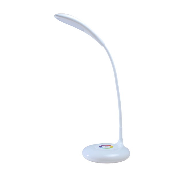 Настольная лампа PLATINET LED 11 5W 5500K RGB AC100-240V 50/60Hz 1x5 Вт белый 