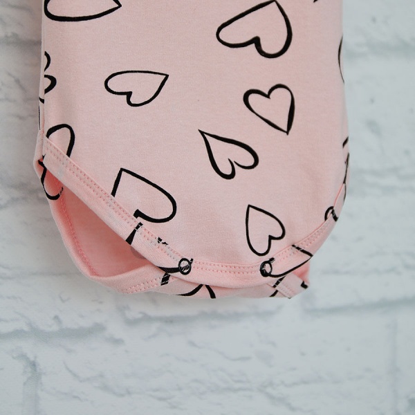 Боді дитяче для дівчинки Blanka Сердечко р.92 рожевий 12949 