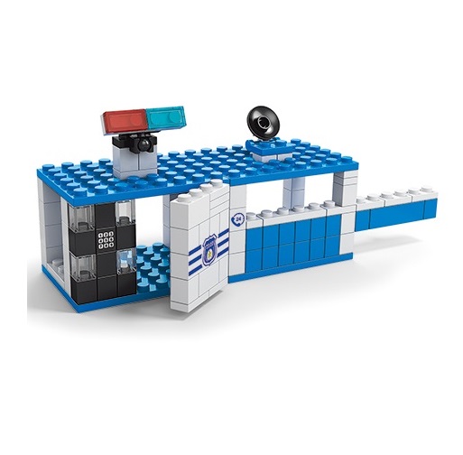 Конструктор SHANTOU YISHENG Полиция 1000деталей K8978-4