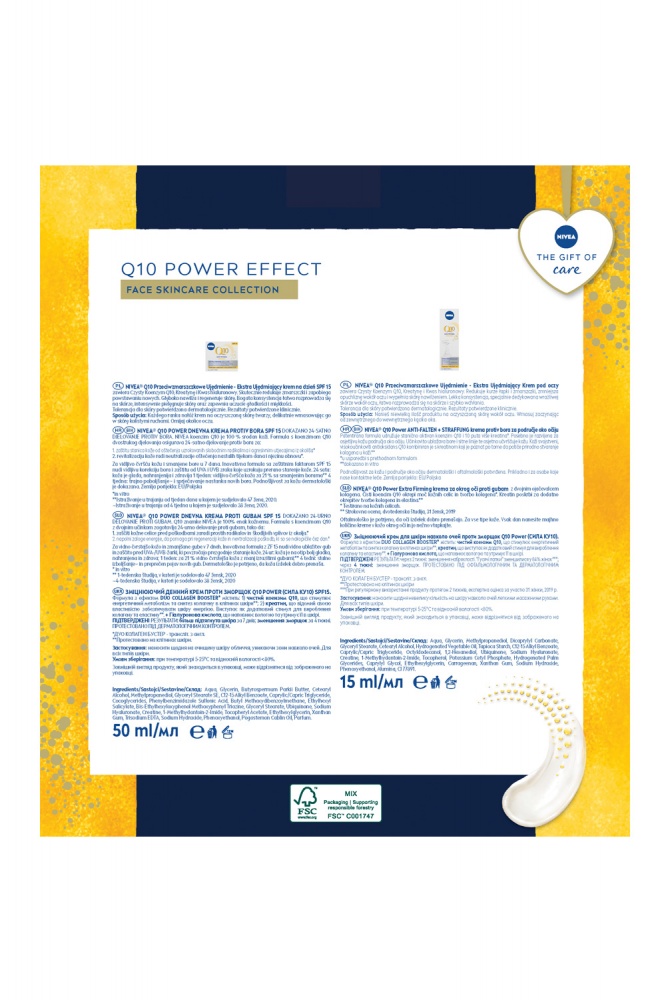 Набор для женщин Nivea Q10 POWER EFFECT 2024