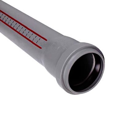 Труба з розтрубом Ostendorf ПП d50х250 мм