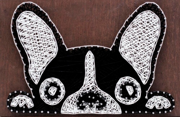 Набор для творчества Стринг-арт Французский бульдог АВС-010 Абрис Арт 