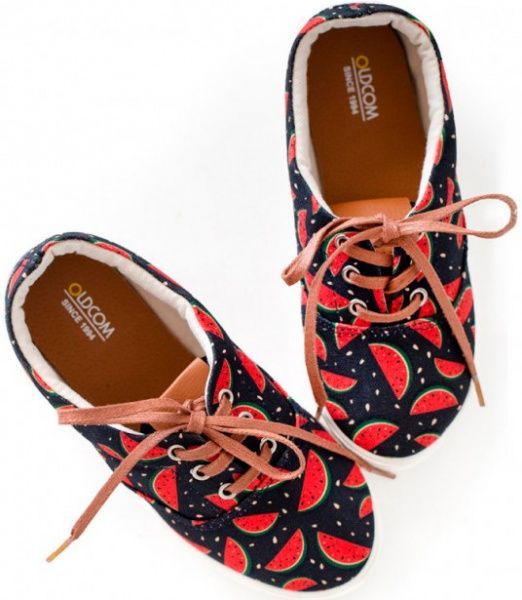 Кеды детские Олдком TAYLOR MELON р.32 черно-красный 