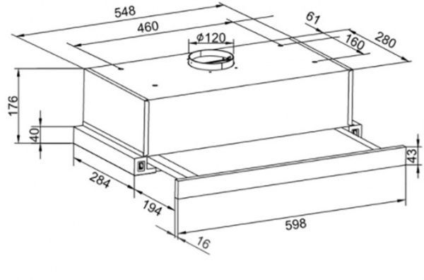 Вытяжка Hansa OTP 6243 WGH