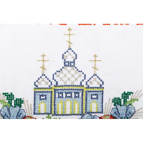 Серветка Едельвіка пасхальна 969-18/00 43x43 см червоний