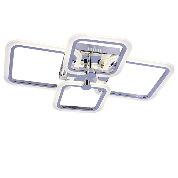 Люстра светодиодная Victoria Lighting с пультом д/у 64 Вт хром Fixy/PL4 chrome 