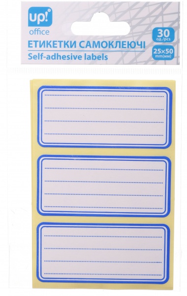 Этикетки UP! (Underprice) самоклеящиеся 25х50 мм 30 шт. 
