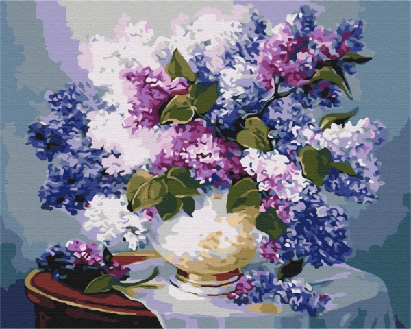 Картина за номерами Бузкові барви BS52672 40х50 см Brushme 