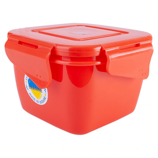 Контейнер для зберігання Фієста, 0,9 л оранж Алеана