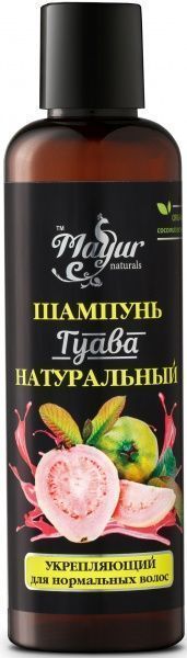 Шампунь Mayur Гуава натуральний зміцнюючий для нормального волосся 200 мл