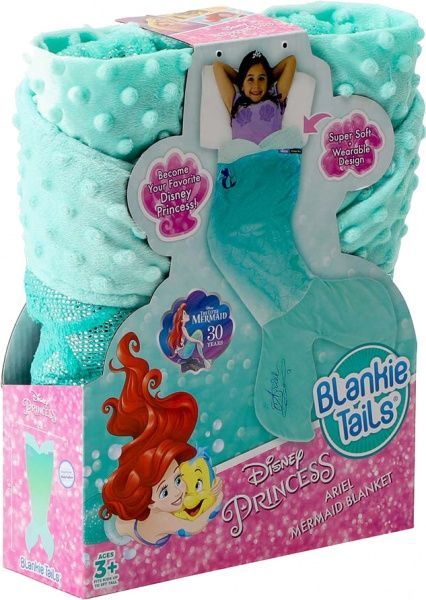 Плед-спальник BLANKIE TAILS Disney: Русалонька АРІЕЛЬ BT0093-B