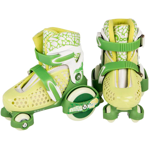 Роликові ковзани GW-169HB-01 р. 30-33 зелений