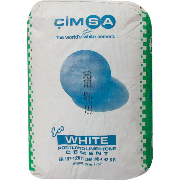 Цемент белый CIMSA М-500 25 кг