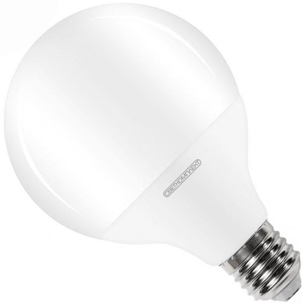 Лампа светодиодная Светкомплект 18 Вт G95 матовая E27 220 В 4500 К 