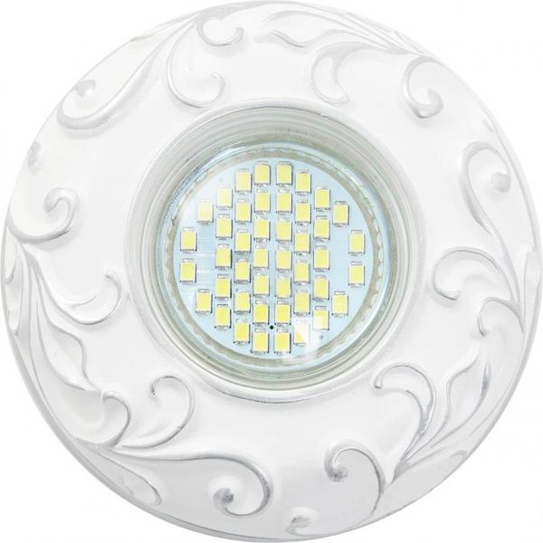 Світильник точковий Blitz MR16 GU5.3 білий із сріблястим BL6132 WH+SL 