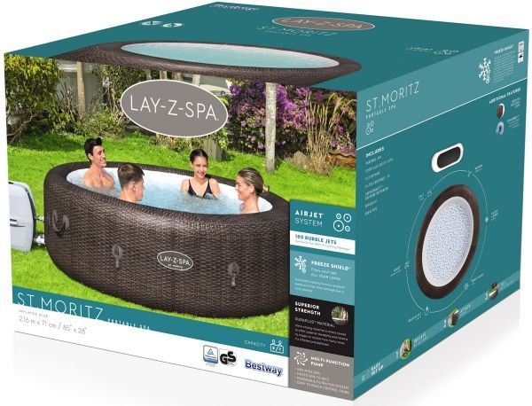 Спа-бассейн Bestway Сент-Мориц 216x71 см 60023