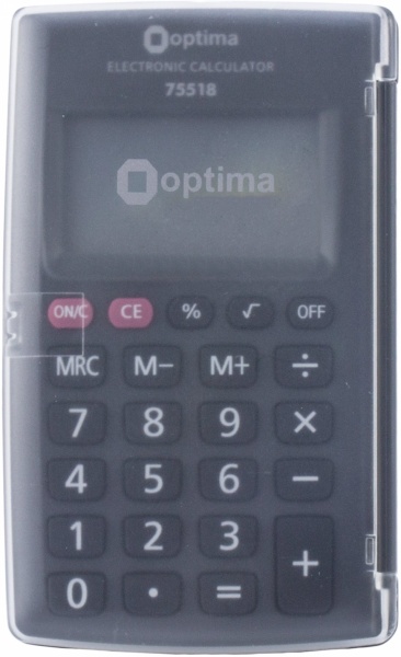 Калькулятор Optima 8 розрядів 104*628*105 мм Optima