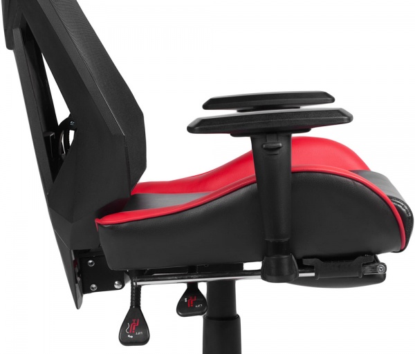Крісло Barsky Game Mesh BGM-03 чорно-червоний 