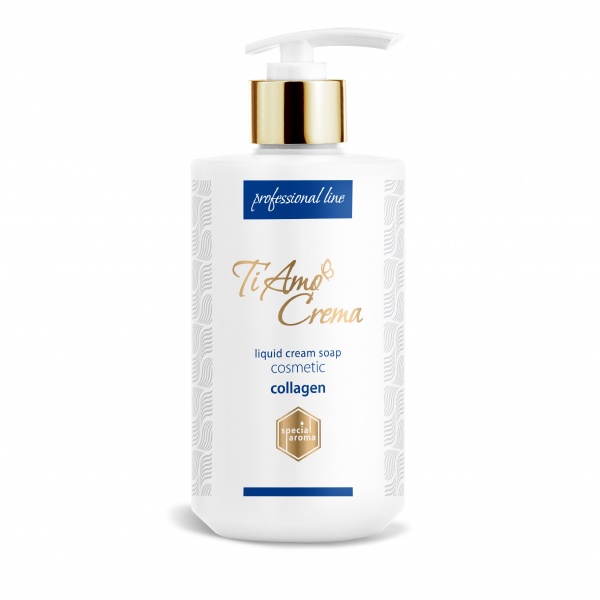 Крем-мило Ti Amo Crema Косметичне з колагеном 400 мл