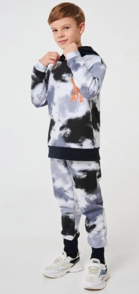 Комплект Smil 2 предмети для хлопчика Малюнок р.122 сірий 117344 