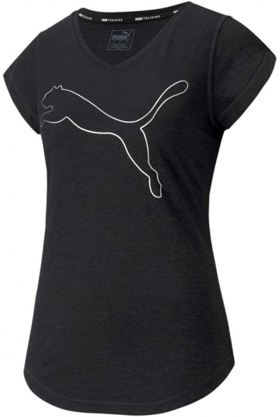 Футболка Puma Heather Cat Tee 51714720 р.S чорний
