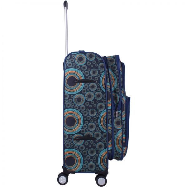 Валіза Bagland 70 л синій Леон сублiмацiя 654 (0037966244) 