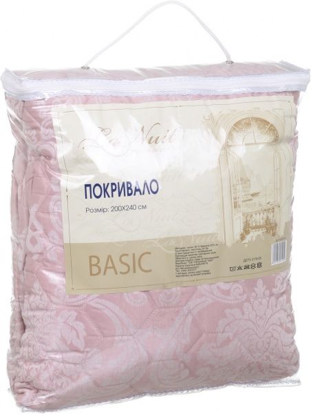 Покрывало 200x240 см La Nuit розовый 