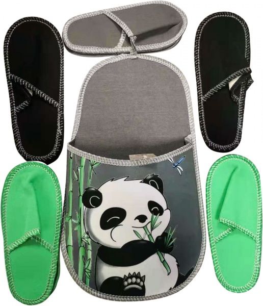 Набор тапочек La Nuit для гостей Panda 5 пар р. one size разноцветный 