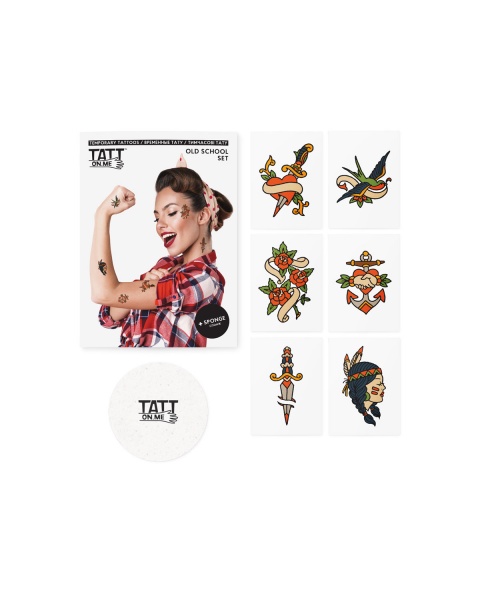 Тату тимчасове TATTon.me Old School set