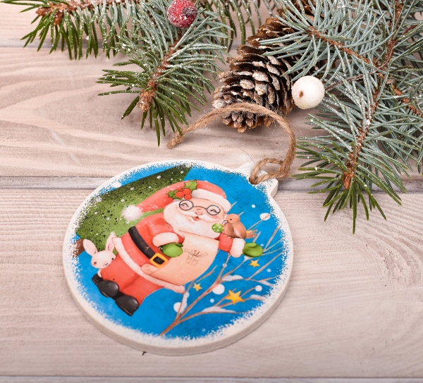 Набір новорічних прикрас Кулі d 9 мм 5 шт./уп.