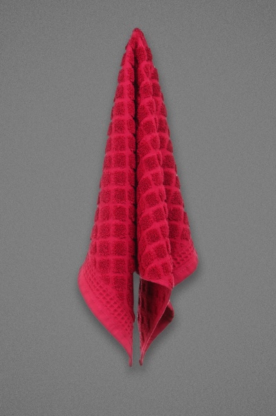 Рушник махровий Nora 40x70 см бордовий 