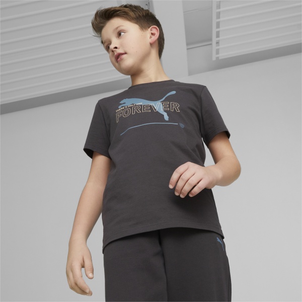 Футболка Puma ESS BETTER GRAPHIC TEE KIDS 67365875 р.164 черный