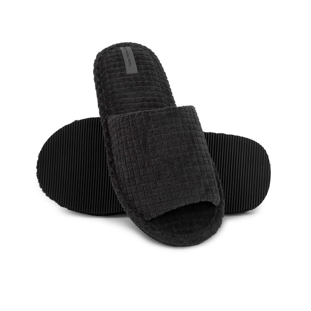 Капці домашні Twins HS-VL махрові 13827 р.44/45 графіт