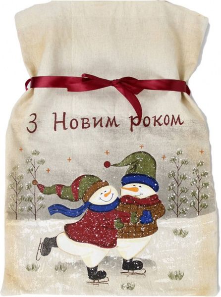 Декорация новогодняя Сумочка с персонажами 36x50 см EPI-NC17-471/2.3 